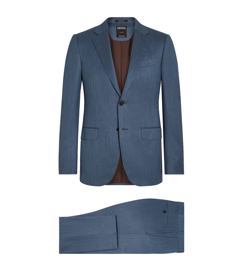 zegna Zegna Centoventimila Wool 2-Piece Suit