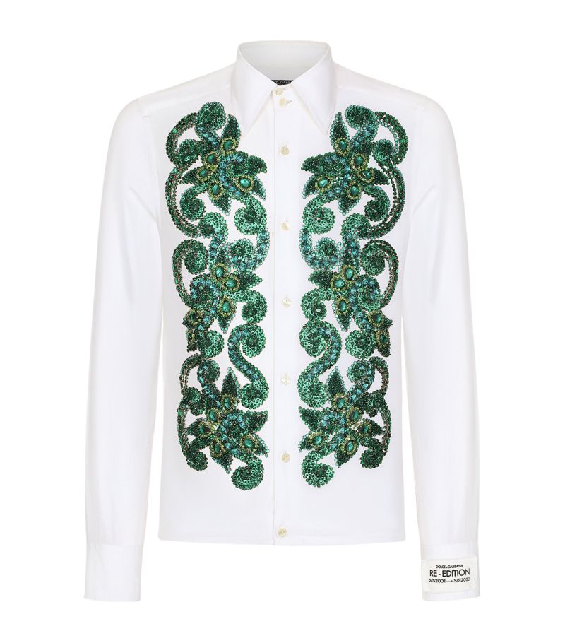 Dolce & Gabbana Dolce & Gabbana Crystal-Detail Shirt