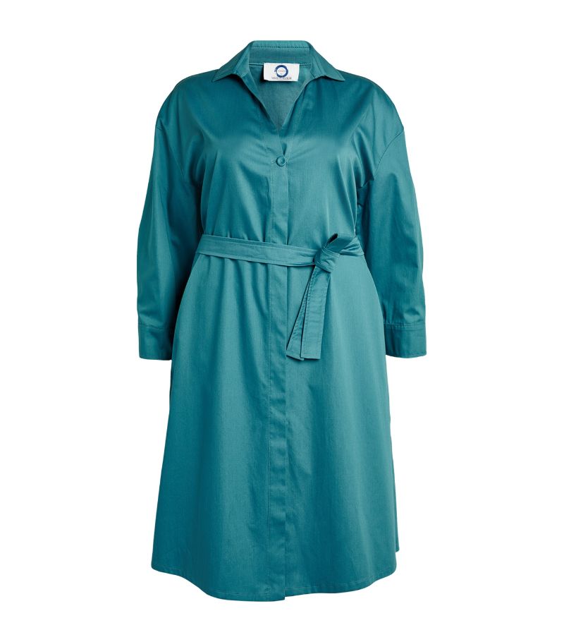 Marina Rinaldi Marina Rinaldi Cotton Shirt Midi Dress