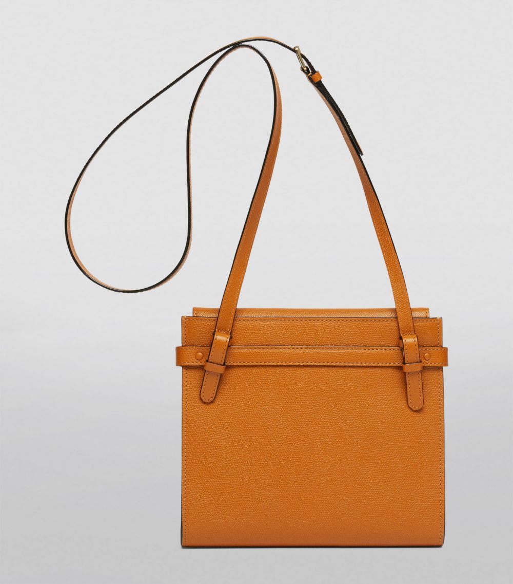 Valextra Valextra Leather Brera B-Tracollina Cross-Body Bag