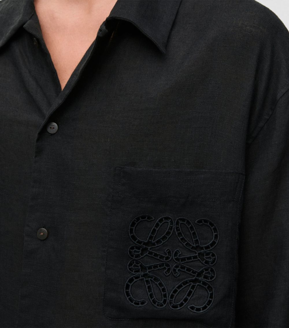 Loewe Loewe X Paula'S Ibiza Linen Logo Shirt