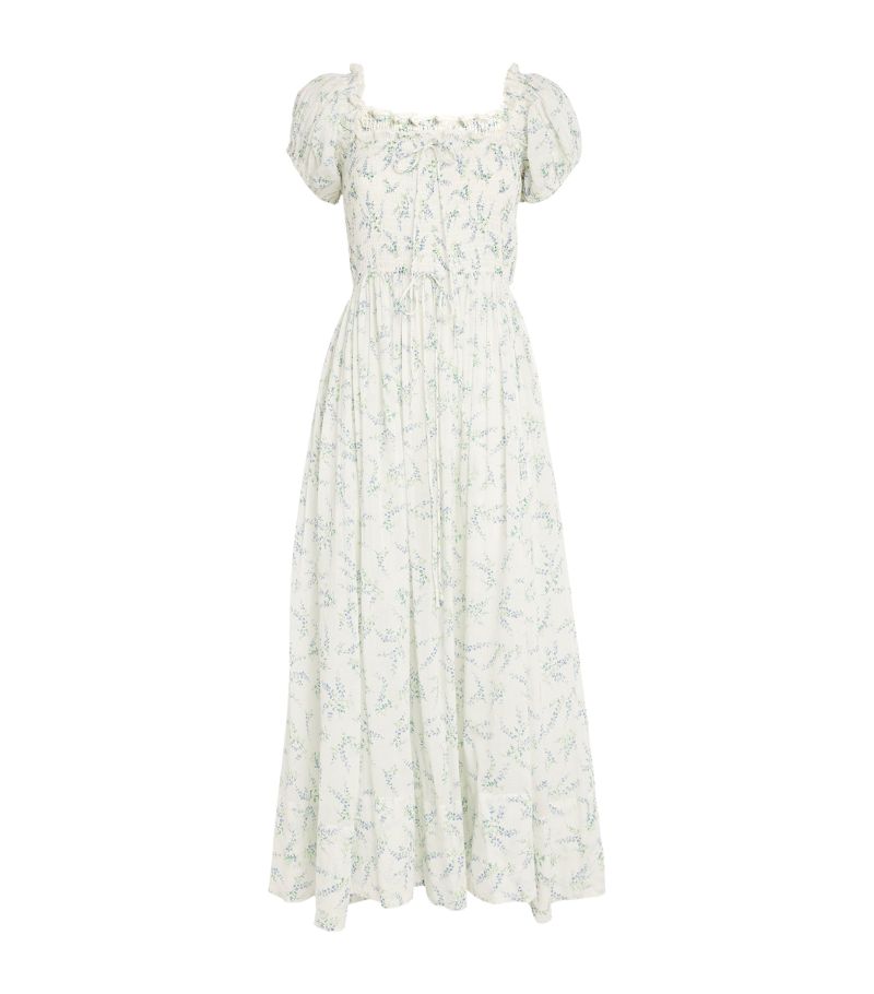 Dôen Dôen Blanc Bluebell Ballad Midi Dress