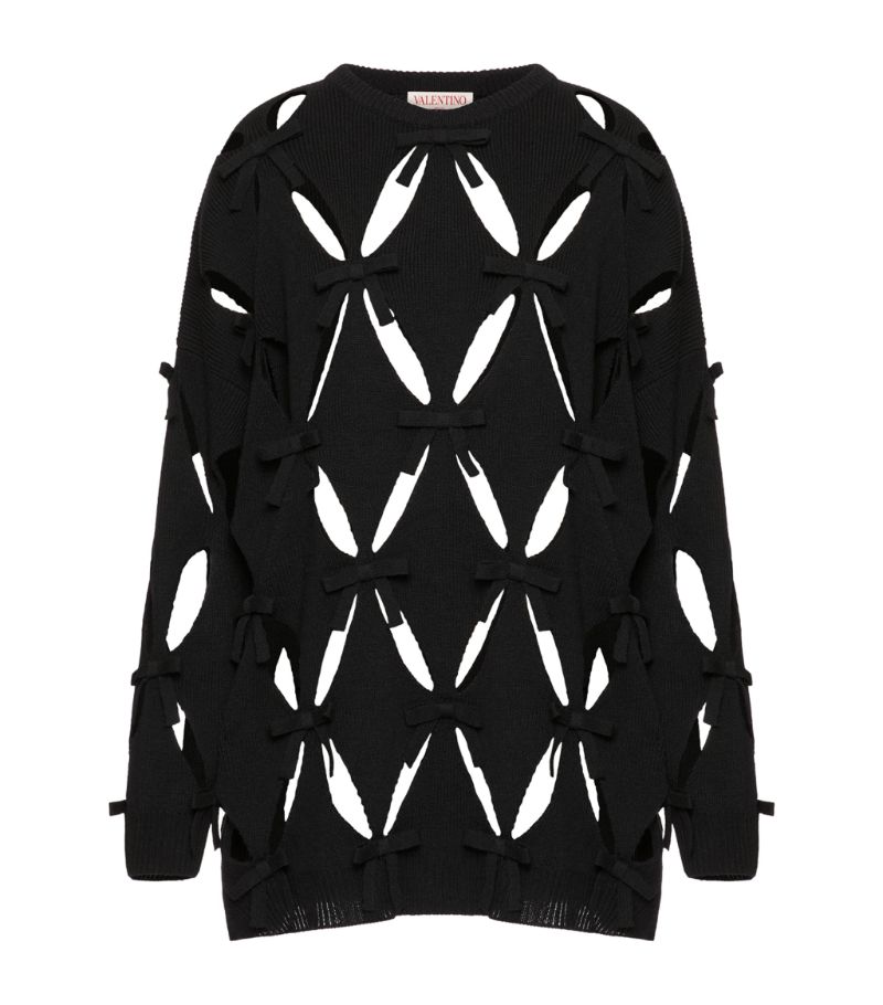 VALENTINO GARAVANI Valentino Garavani Wool Cut-Out Sweater