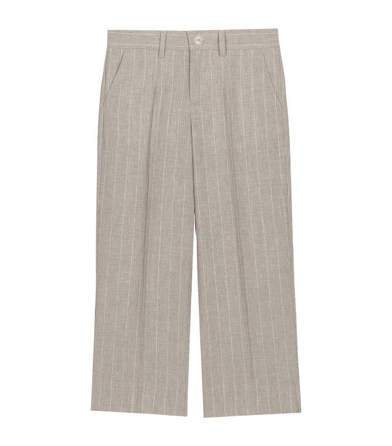 Dolce & Gabbana Dolce & Gabbana Kids Linen Striped Trousers (8-12+ Years)