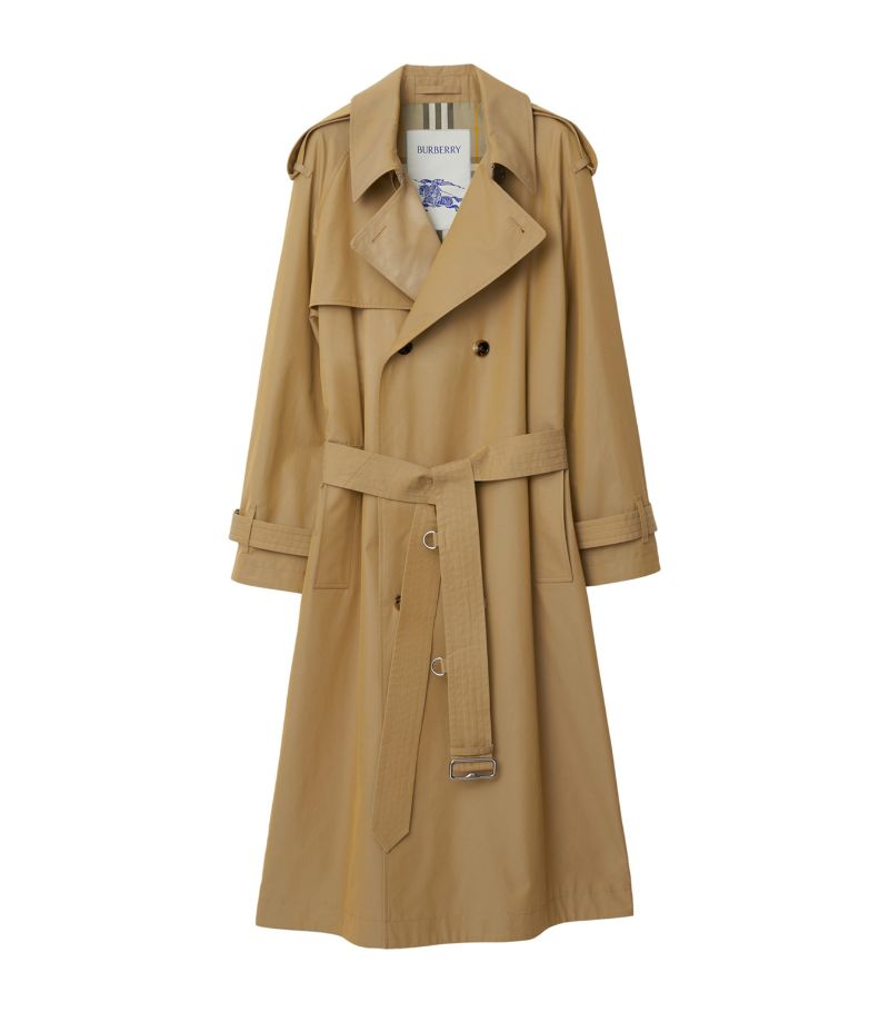 Burberry Burberry Long Gabardine Trench Coat