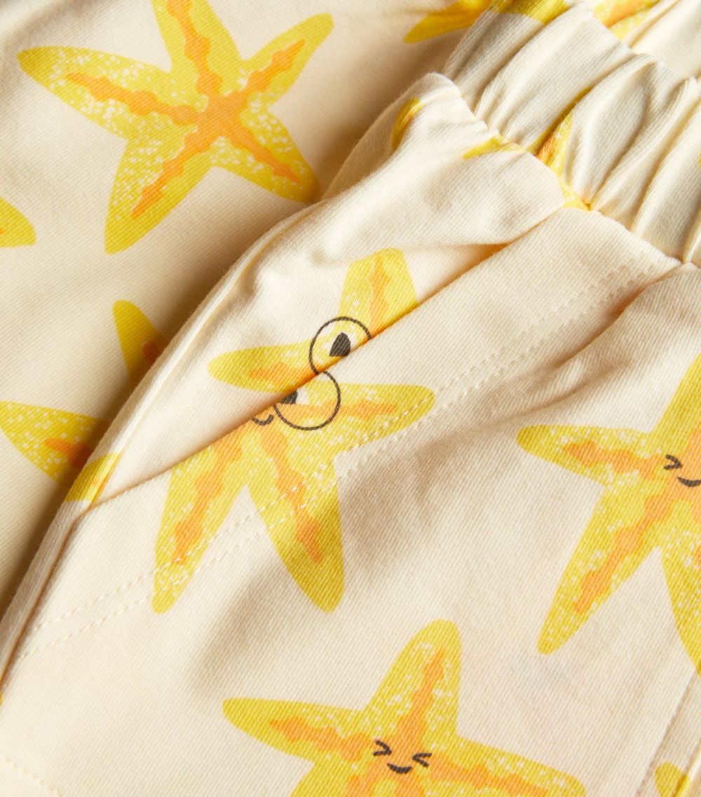 The Bonnie Mob The Bonnie Mob Starfish Print Simple Shorts (2-4 Years)