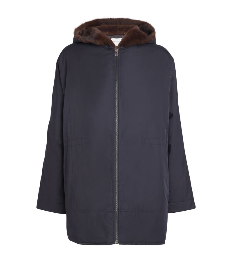 Yves Salomon Yves Salomon Long-Haired Mink-Lined Technical Jacket