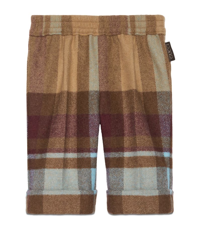 Gucci Gucci Kids Wool Tartan Trousers (3-36 Months)