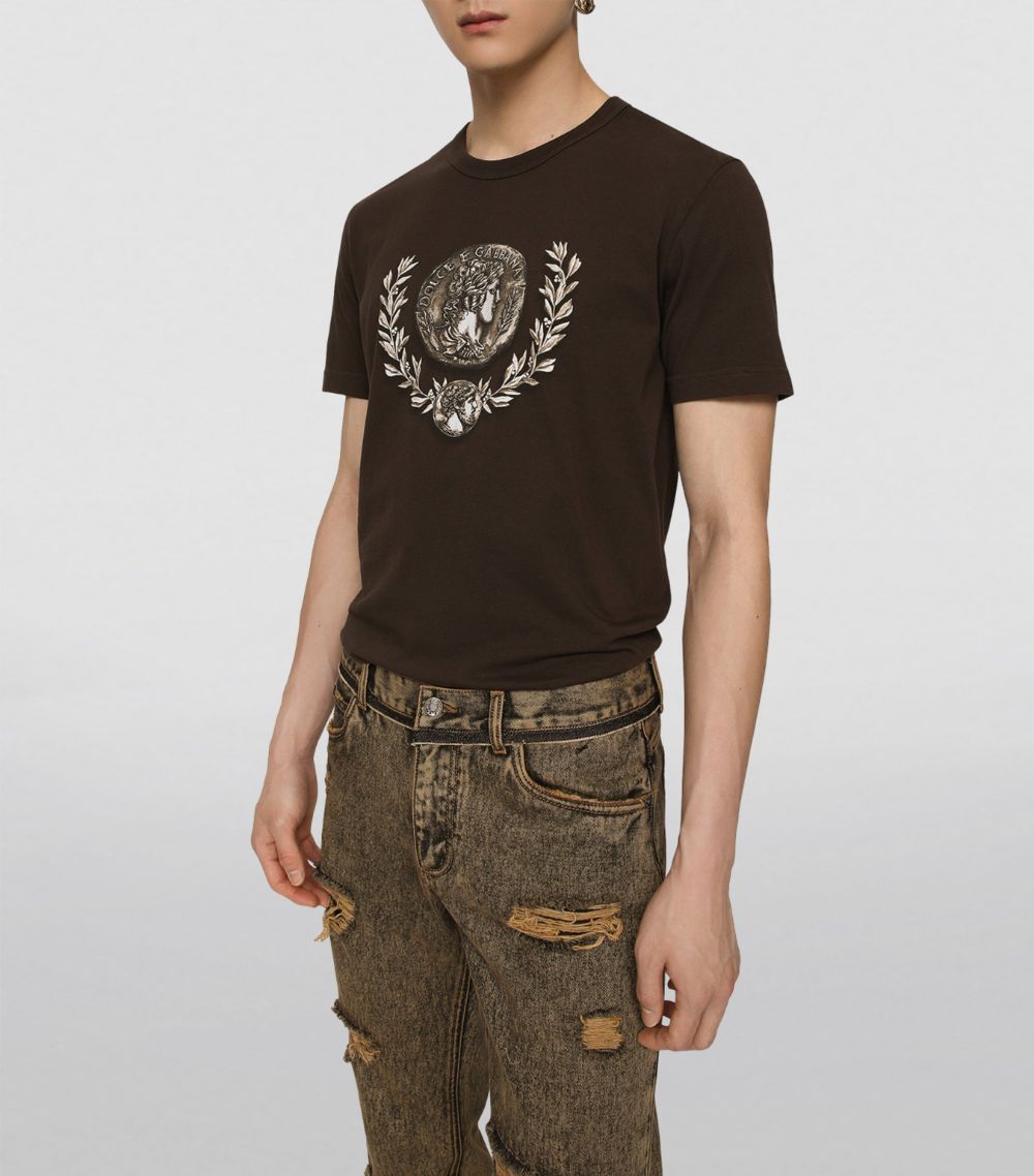 Dolce & Gabbana Dolce & Gabbana Logo Coin T-Shirt