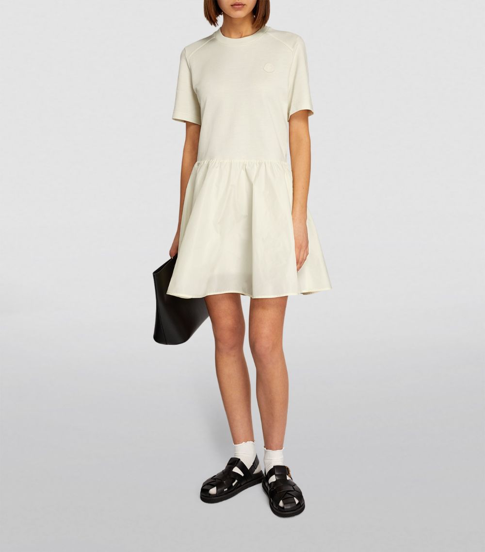 Moncler Moncler Cotton T-Shirt Mini Dress