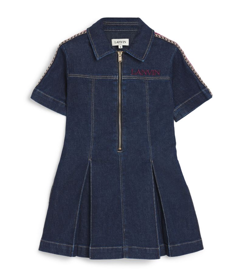 Lanvin Enfant Lanvin Enfant Denim Long-Sleeve Dress (4-14 Years)