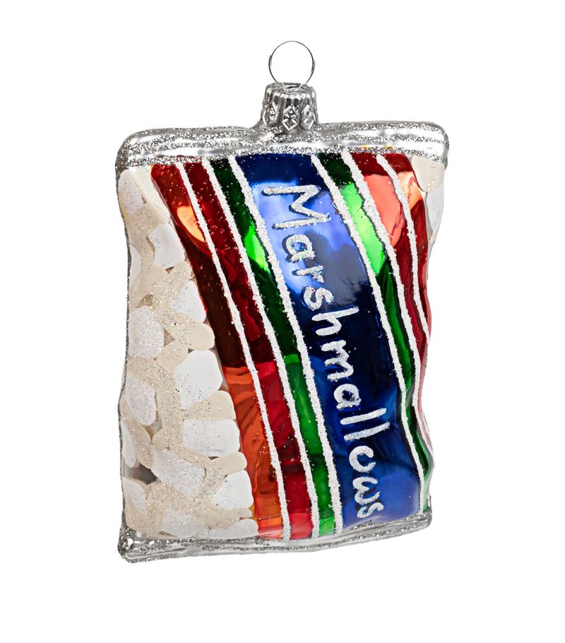 Harrods Harrods Glass Marshmallows Tree Decoration