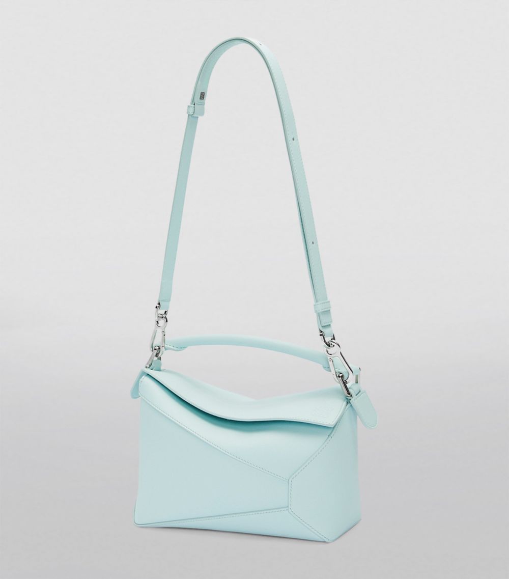 Loewe Loewe Small Leather Puzzle Edge Top-Handle Bag