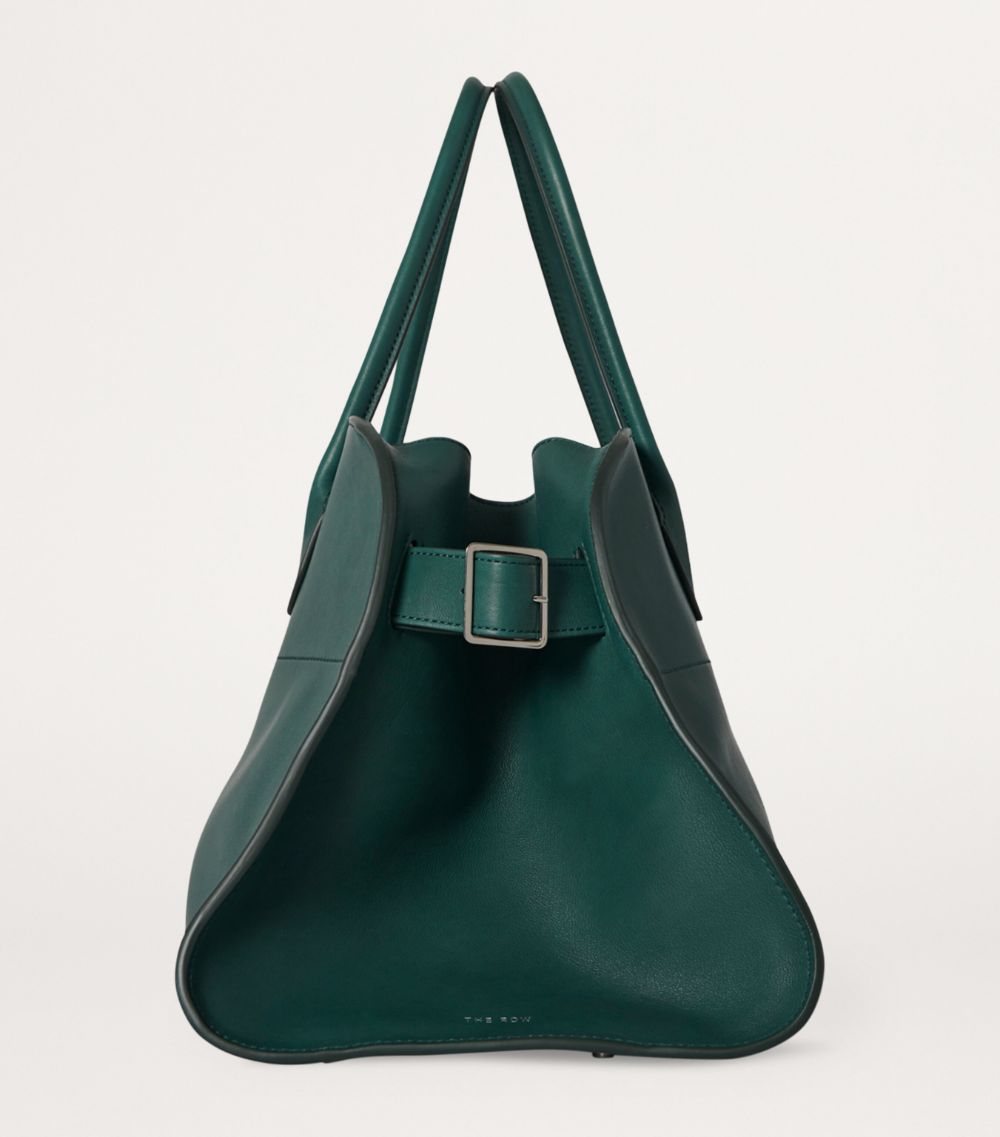 The Row The Row Leather E/W Margaux Top-Handle Bag