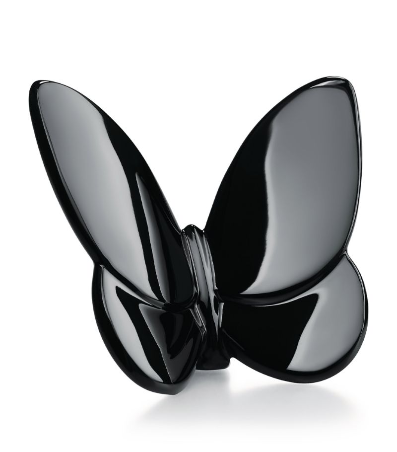 Baccarat Baccarat Papillon Lucky Butterfly Black Ornament