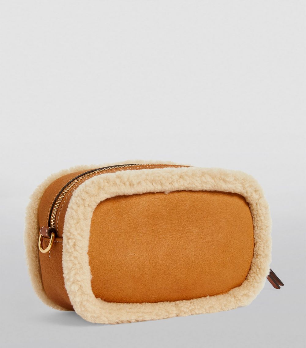 Tory Burch Tory Burch Mini Shearling Miller Cross-Body Bag