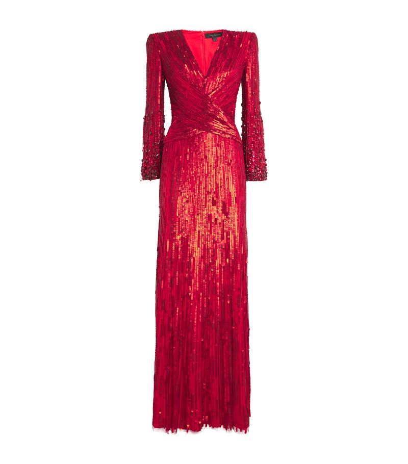 Jenny Packham Jenny Packham Embellished Cosmos Gown