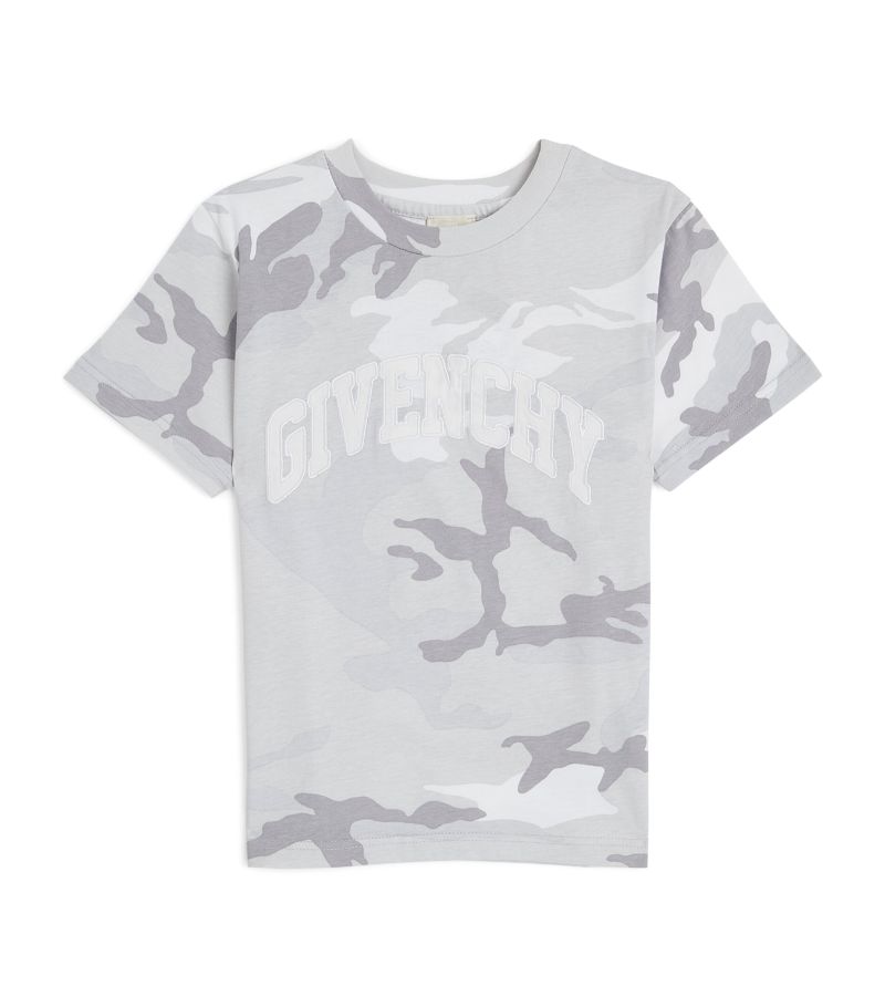 Givenchy Givenchy Kids Camouflage Print Logo T-Shirt (4-12+ Years)