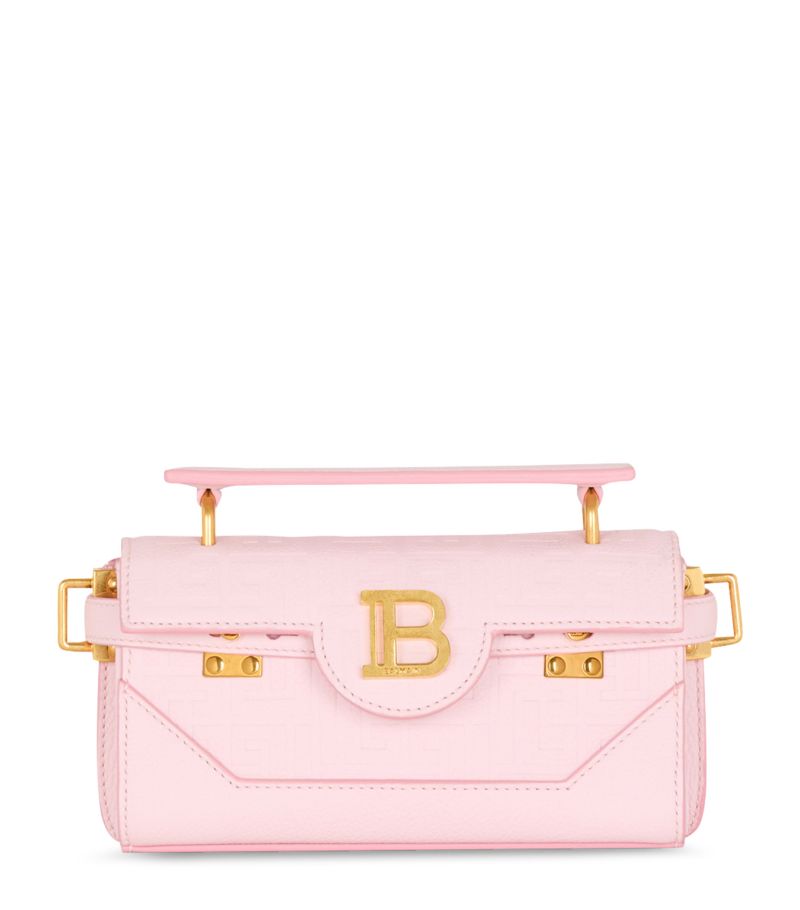 Balmain Balmain Leather B-Buzz 19 Top-Handle Bag