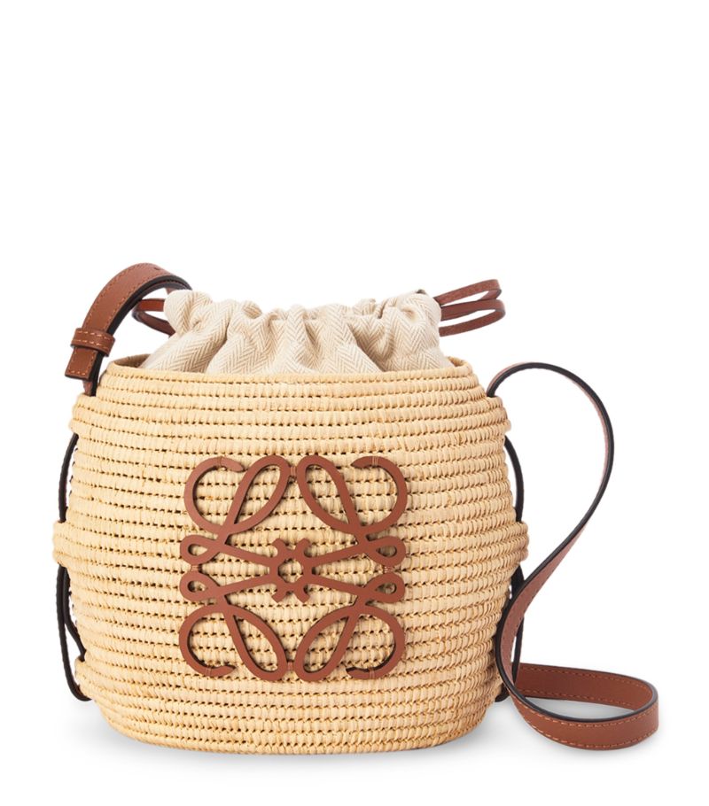 Loewe Loewe X Paula'S Ibiza Raffia Beehive Basket Bag