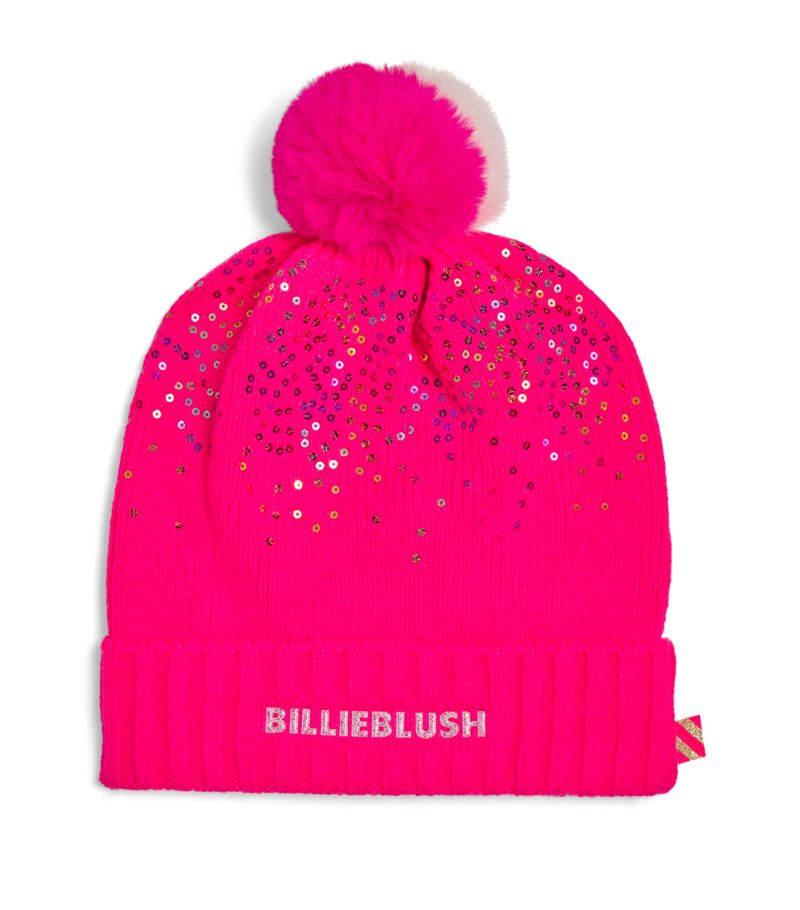 Billieblush Billieblush Sequinned Pompom Hat