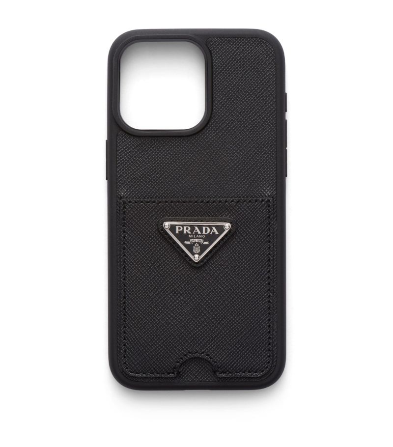Prada Prada Saffiano Leather Iphone 15 Pro Max Case