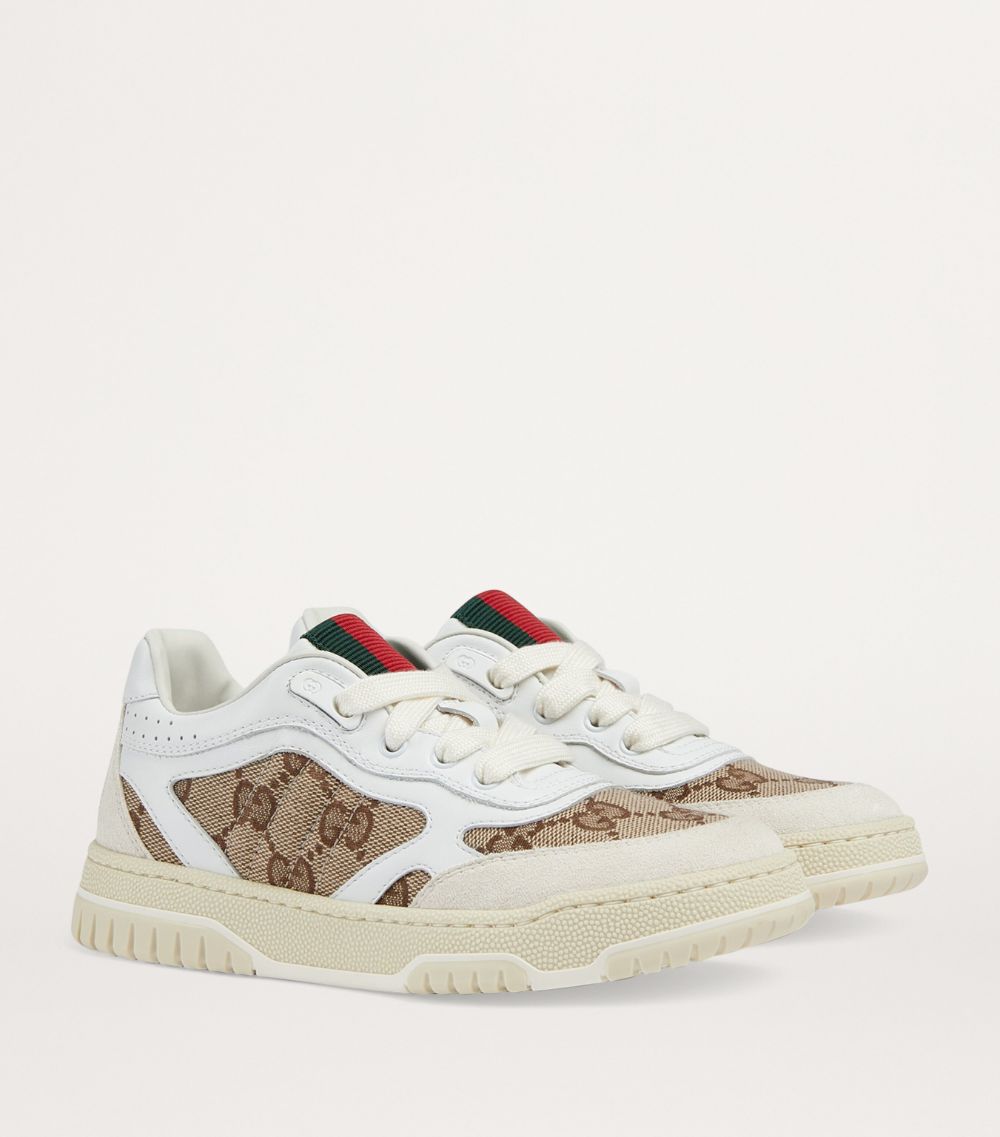 Gucci Gucci Kids Canvas Re-Web Sneakers