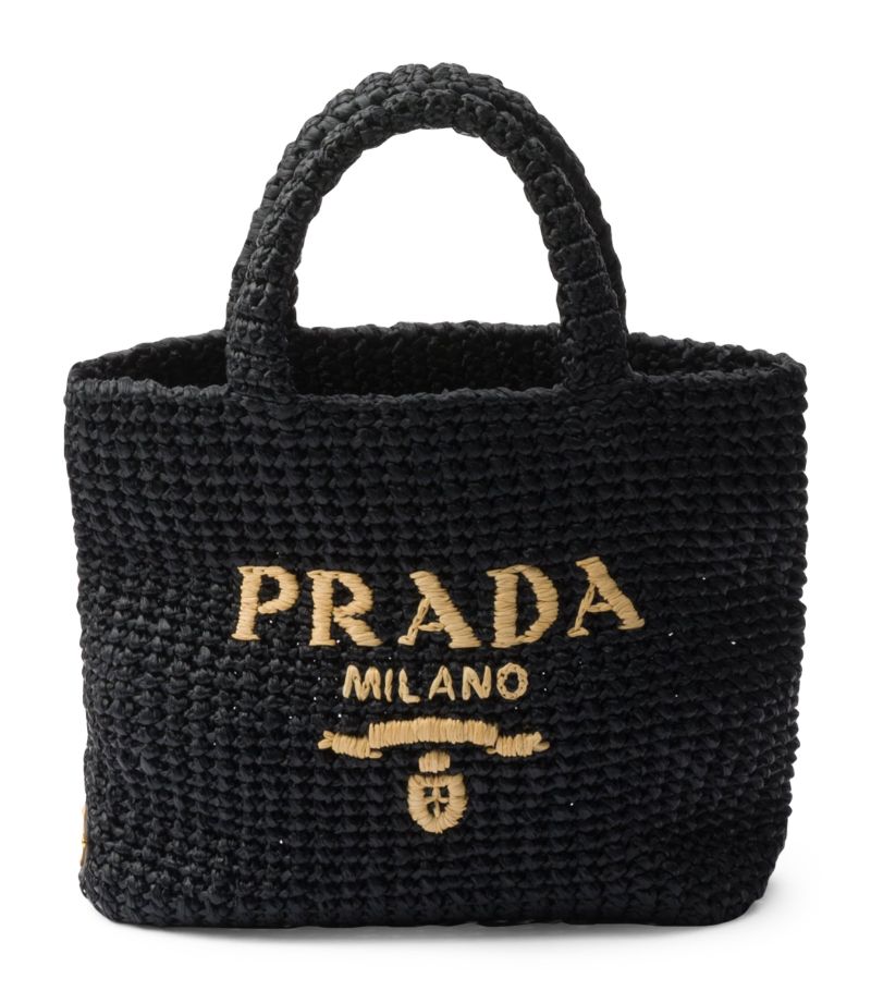 Prada Prada Small Crochet Tote Bag