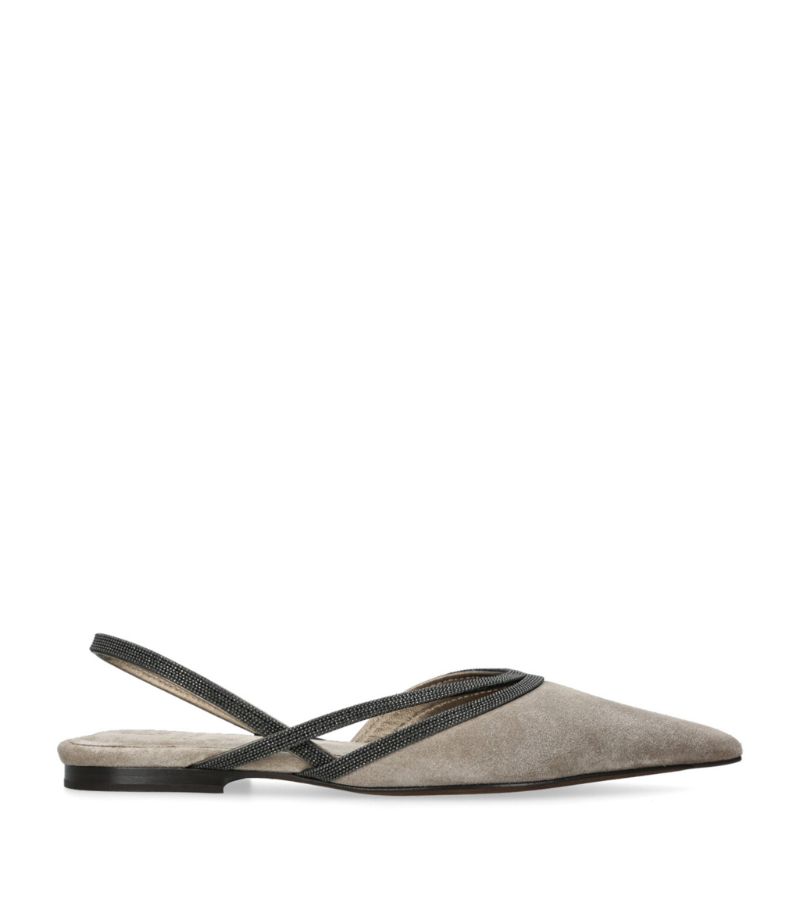 Brunello Cucinelli Brunello Cucinelli Monili-Trim Pointed Pumps