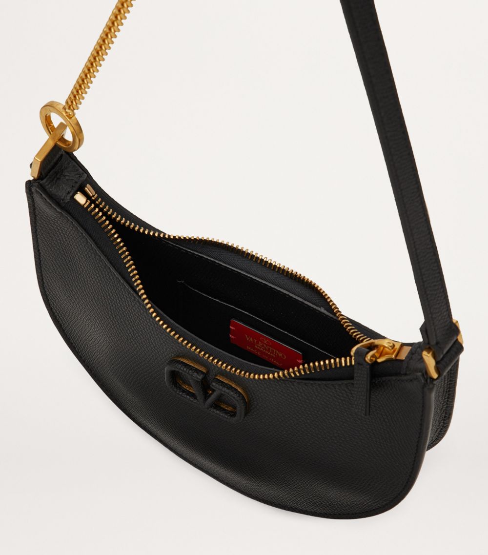 VALENTINO GARAVANI Valentino Garavani Mini Calf Leather Vlogo Signature Shoulder Bag