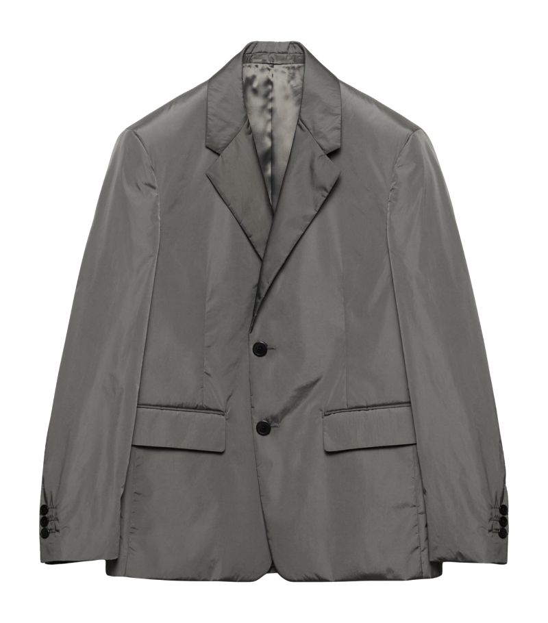 Prada Prada Technical Single-Breasted Blazer