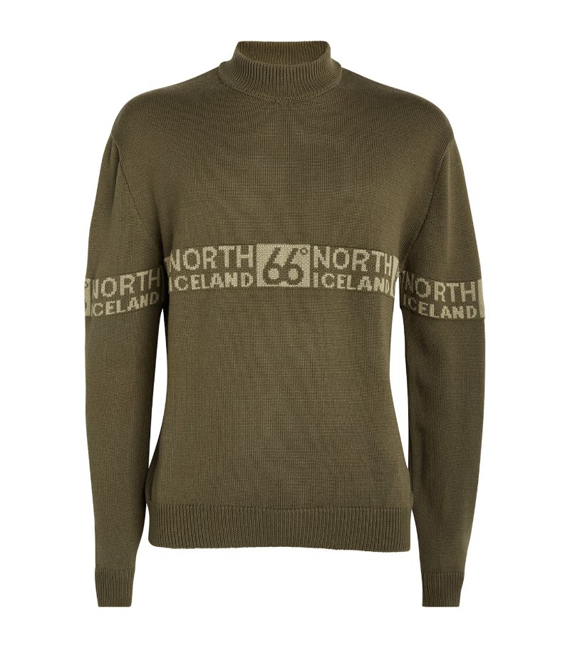 66 North 66 North Virgin Wool-Blend Dyngja Sweater