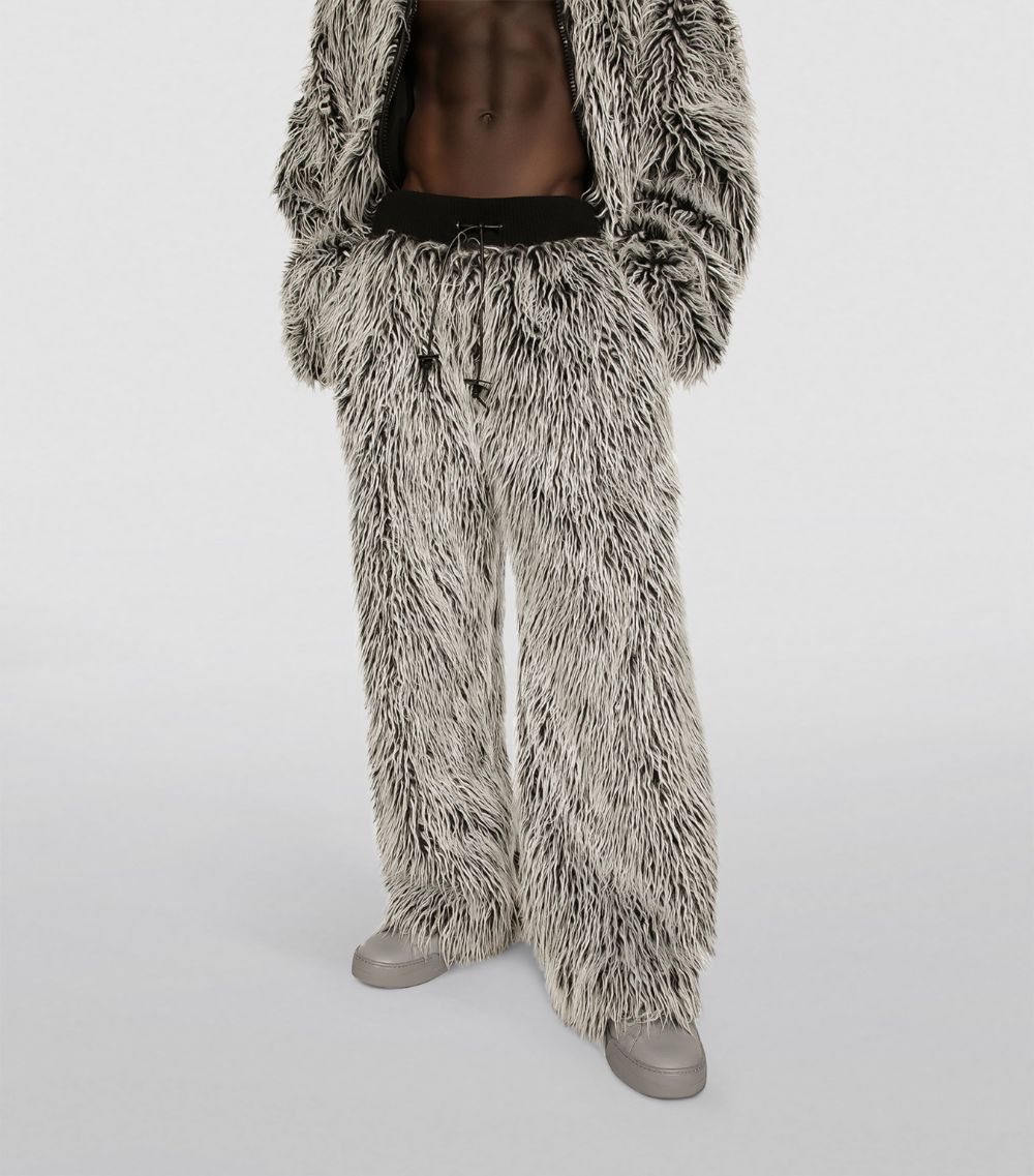 Dolce & Gabbana Dolce & Gabbana Faux Fur Sweatpants