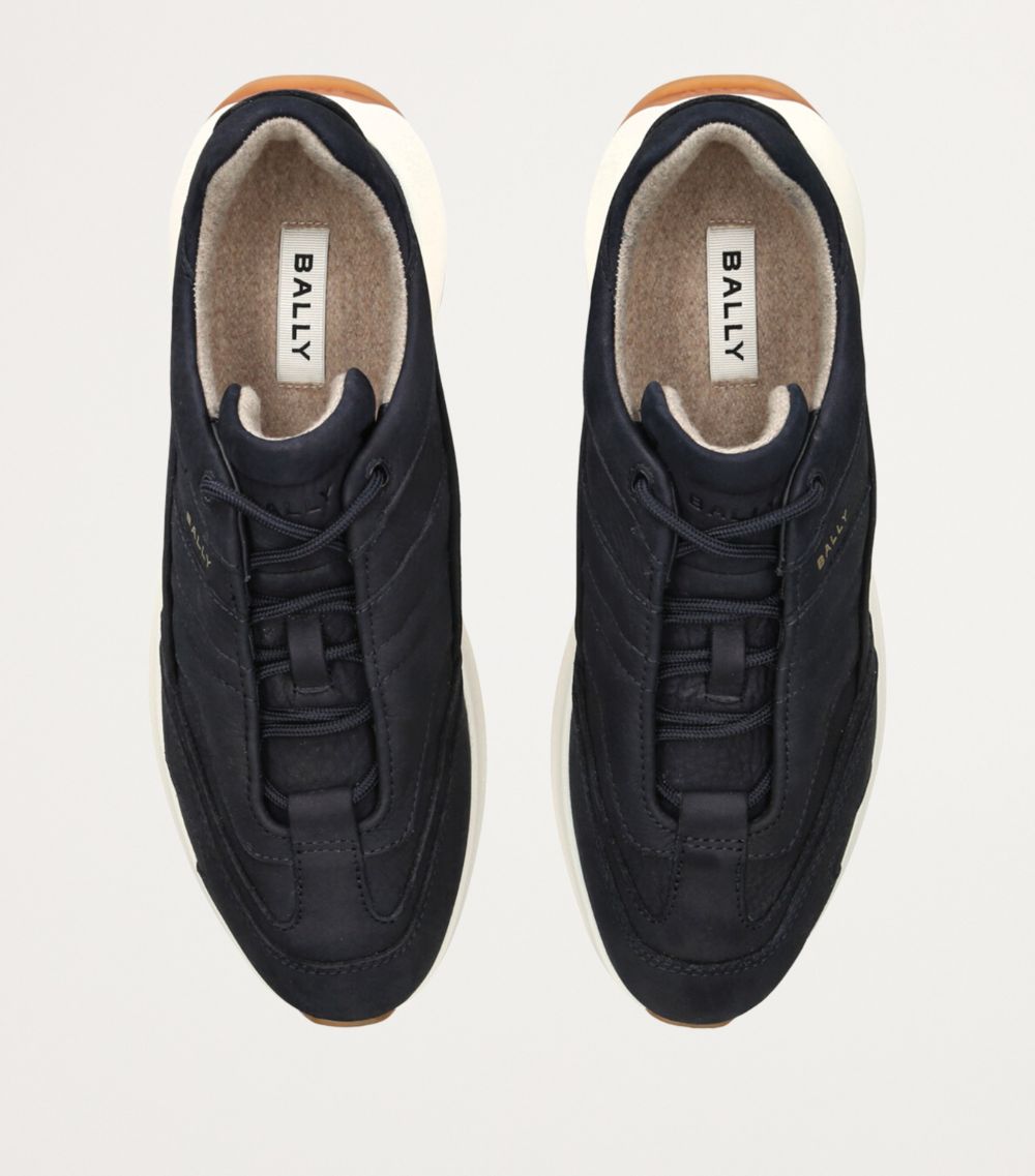 BALLY Bally Nubuck Leather Outline Sneakers