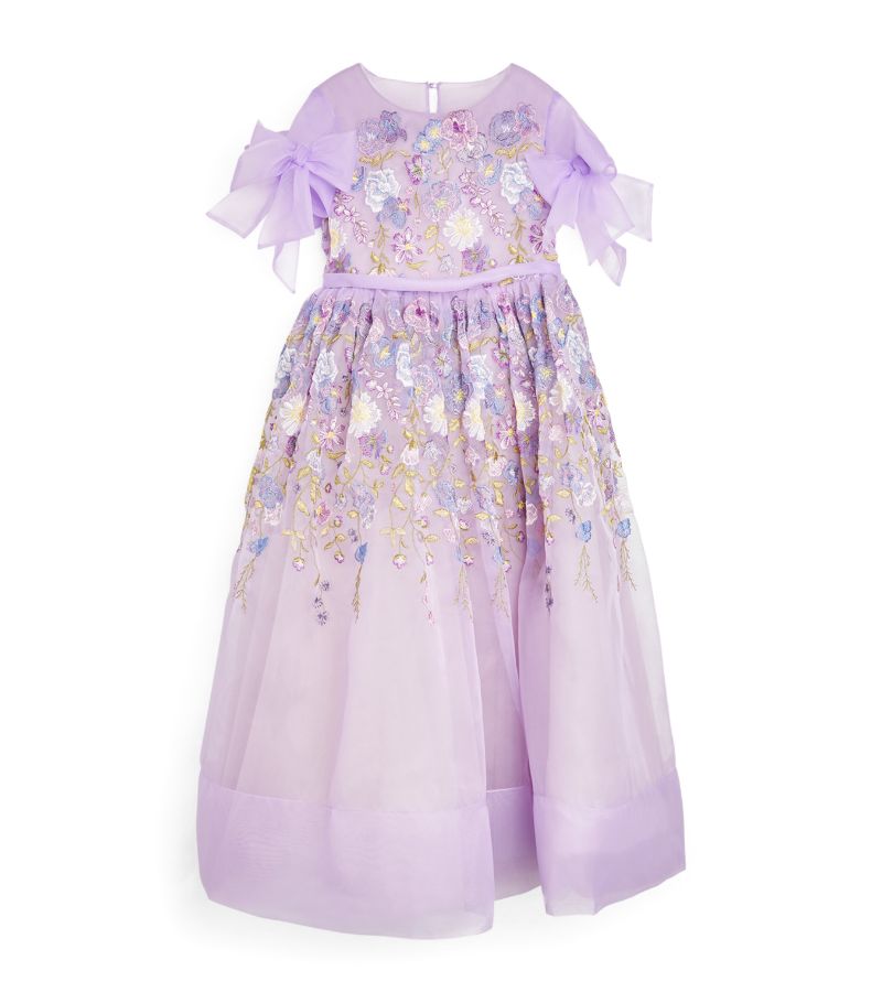 Marchesa Kids Couture MARCHESA KIDS COUTURE Tulle Embroidered Dress (8-14 Years)