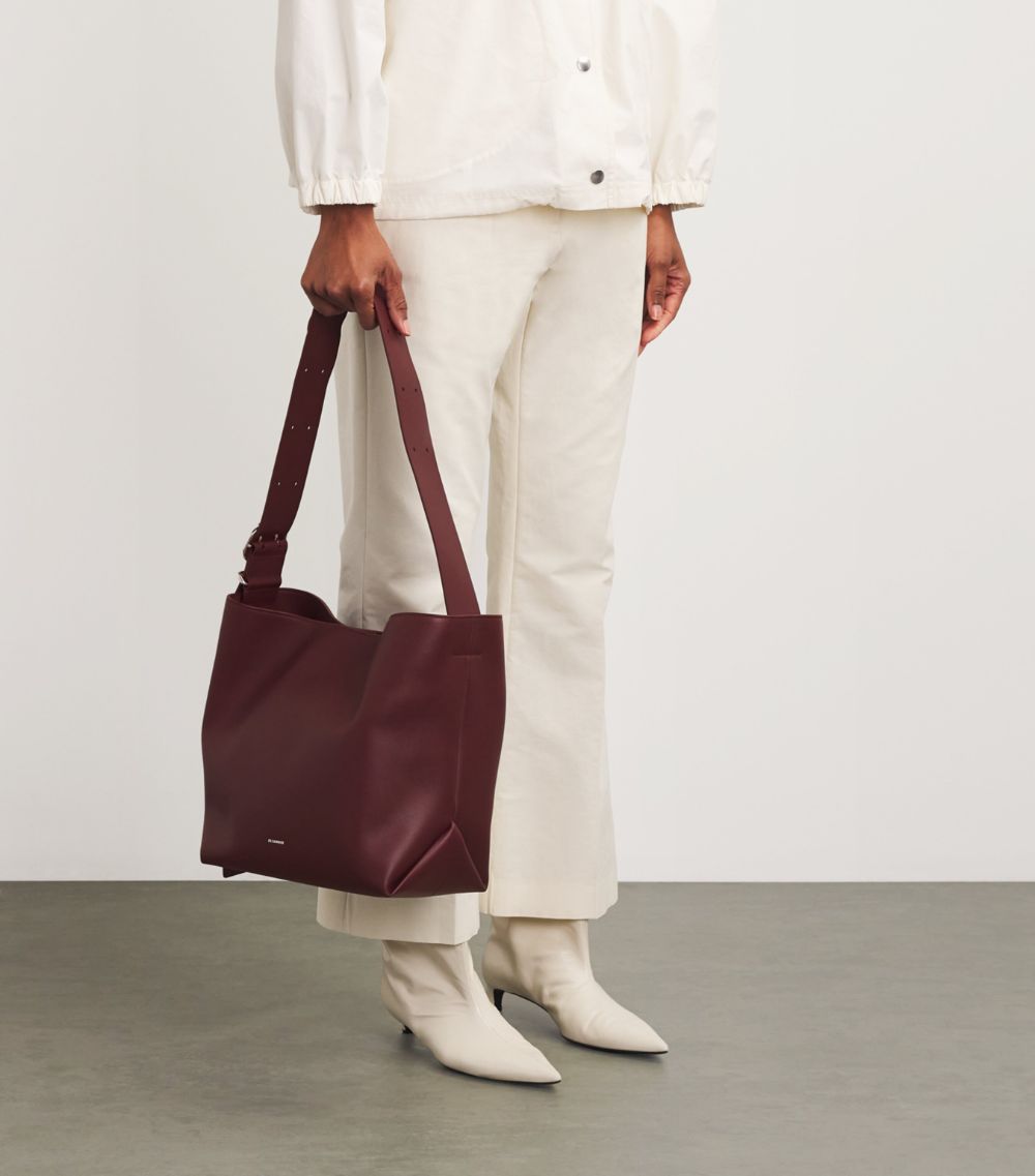 Jil Sander Jil Sander Medium Leather Folded Tote Bag