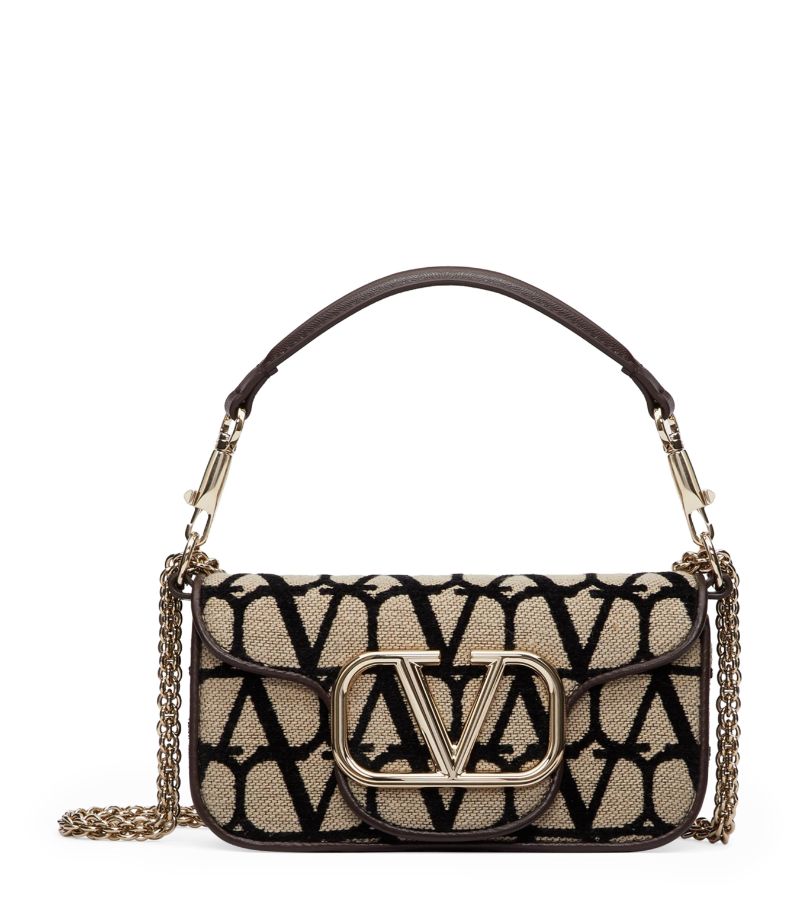 VALENTINO GARAVANI Valentino Garavani Small Jacquard Locò Shoulder Bag