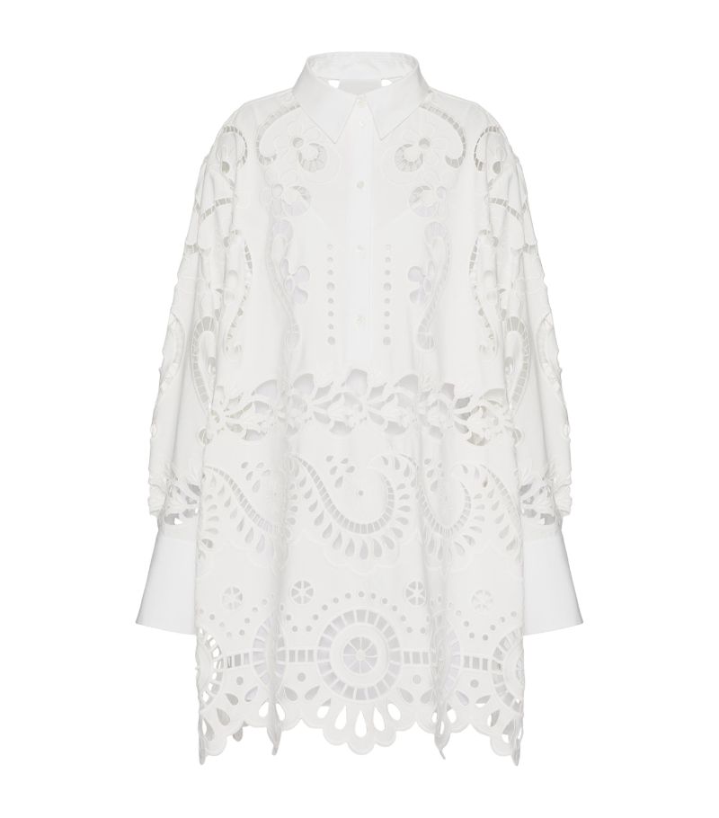 VALENTINO GARAVANI Valentino Garavani Cotton Lace Shirt Dress