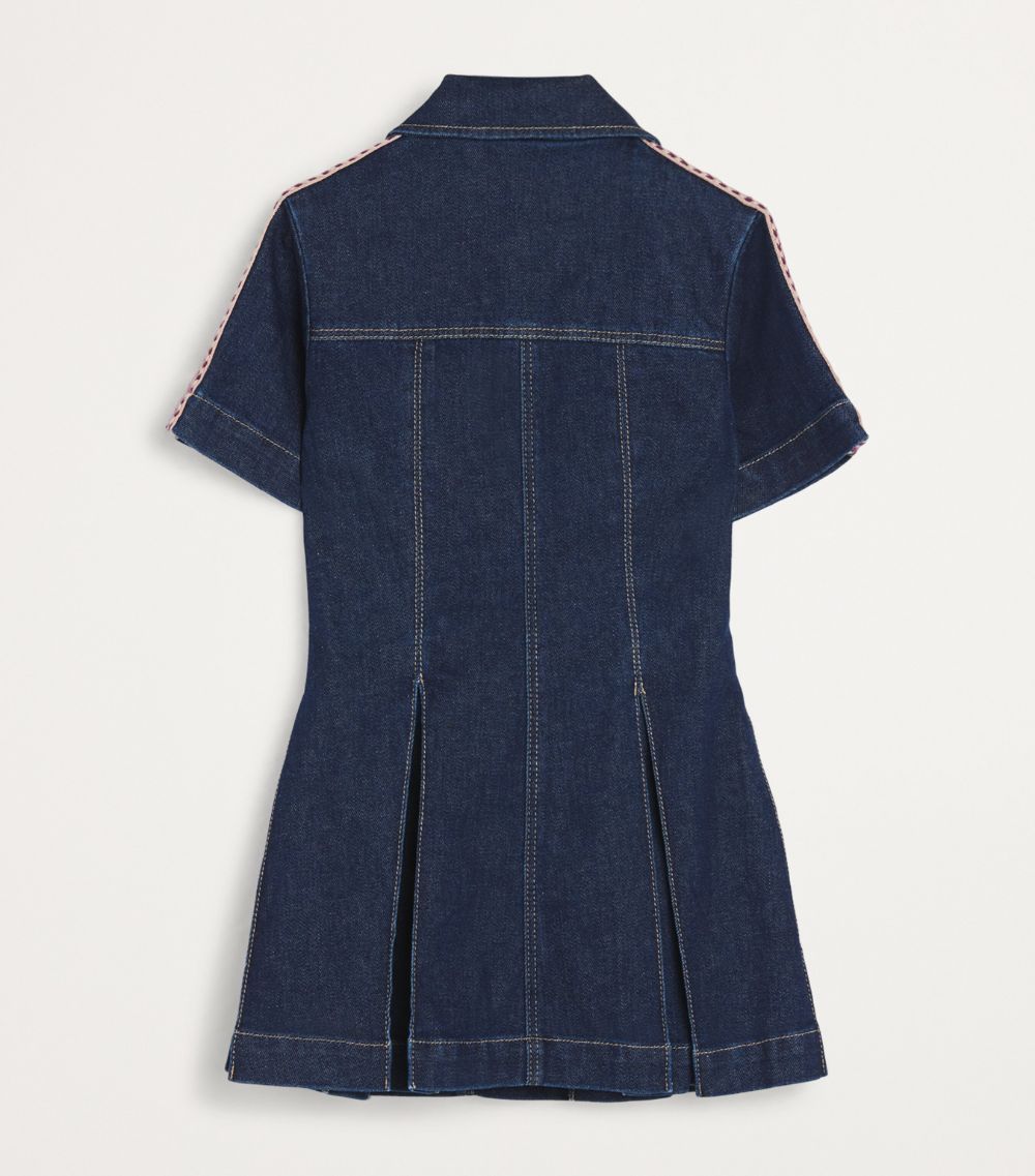 Lanvin Enfant Lanvin Enfant Denim Long-Sleeve Dress (4-14 Years)