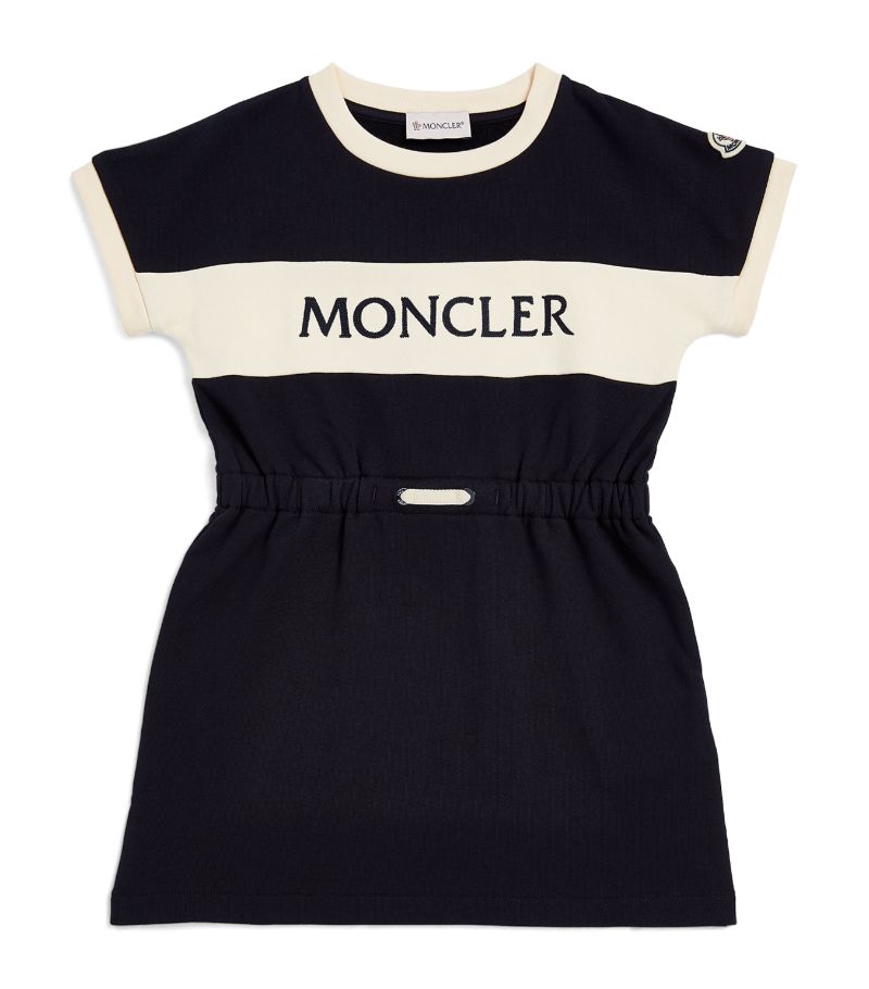 Moncler Enfant Moncler Enfant Cotton Logo Dress (4-6 Years)