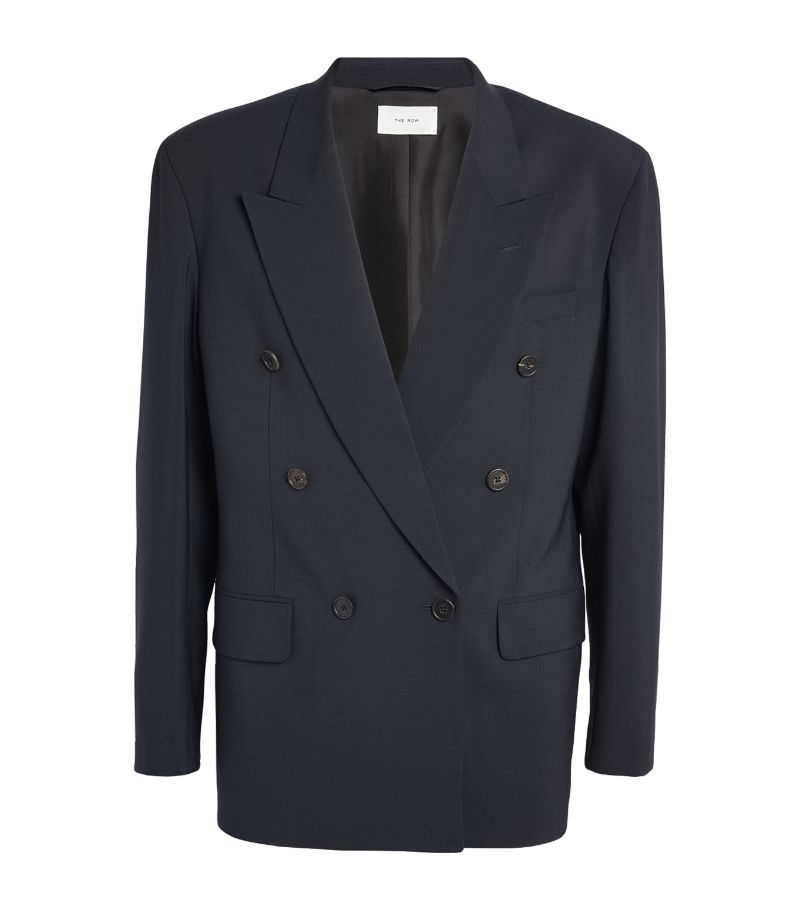 The Row The Row Marri Virgin Wool-Blend Suit Jacket