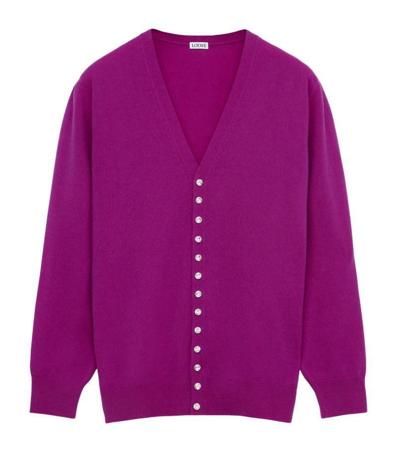 Loewe Loewe Crystal-Embellished Cardigan