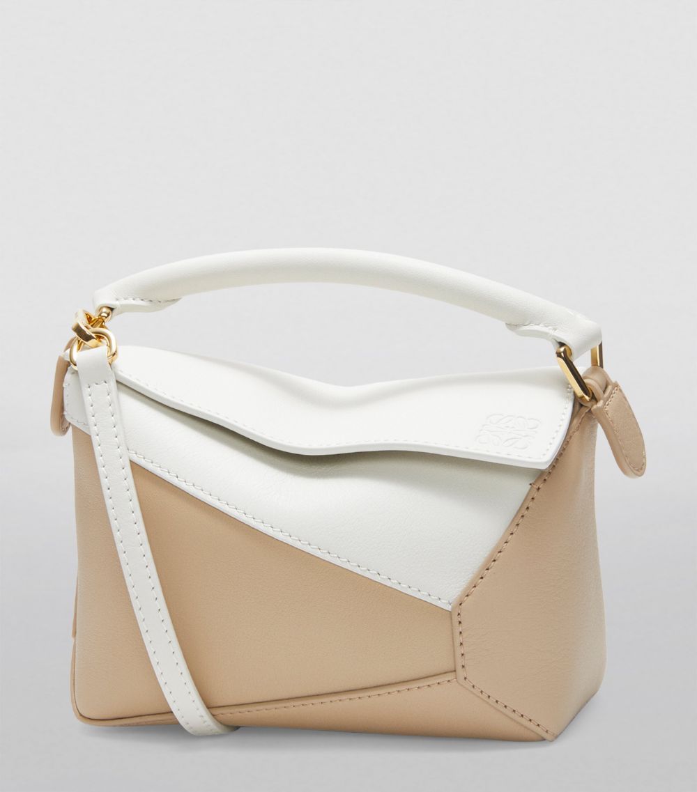 Loewe Loewe Mini Leather Puzzle Edge Top-Handle Bag