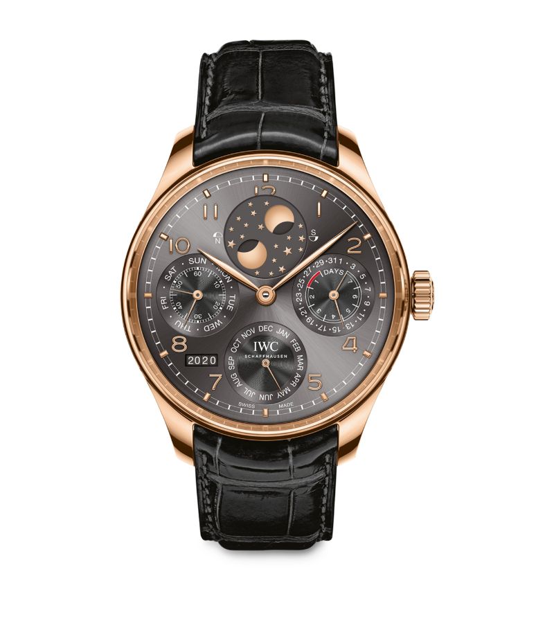 Iwc Schaffhausen Iwc Schaffhausen Rose Gold Portugieser Perpetual Calendar Watch 44.2Mm