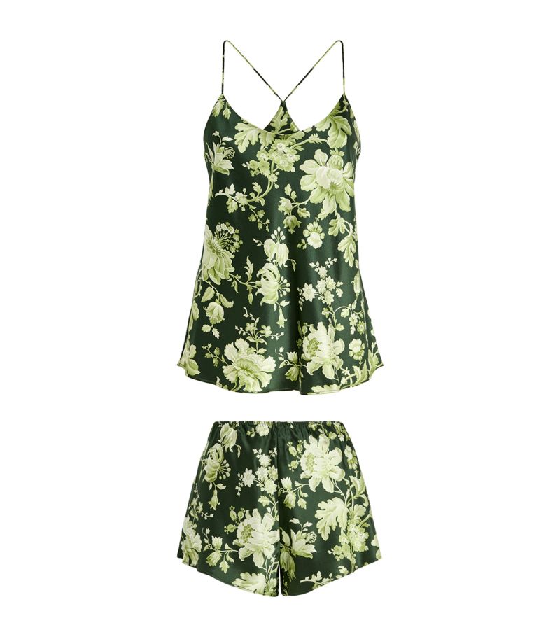 Olivia Von Halle Olivia Von Halle Silk Bella Ares Floral Pyjama Set