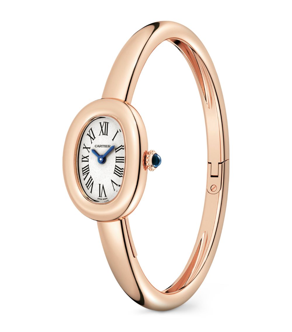 Cartier Cartier Mini Rose Gold Baignoire Watch 18.7Mm (Size 15)