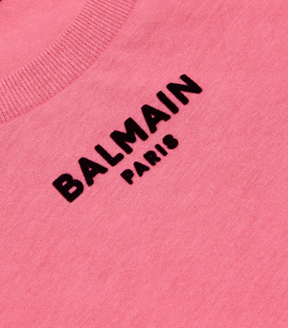 Balmain Balmain Kids Cotton Logo T-Shirt (4-14 Years)