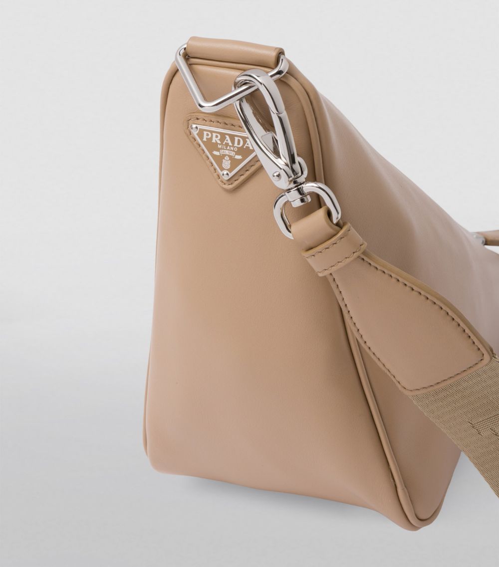 Prada Prada Saffiano Leather Triangle Shoulder Bag