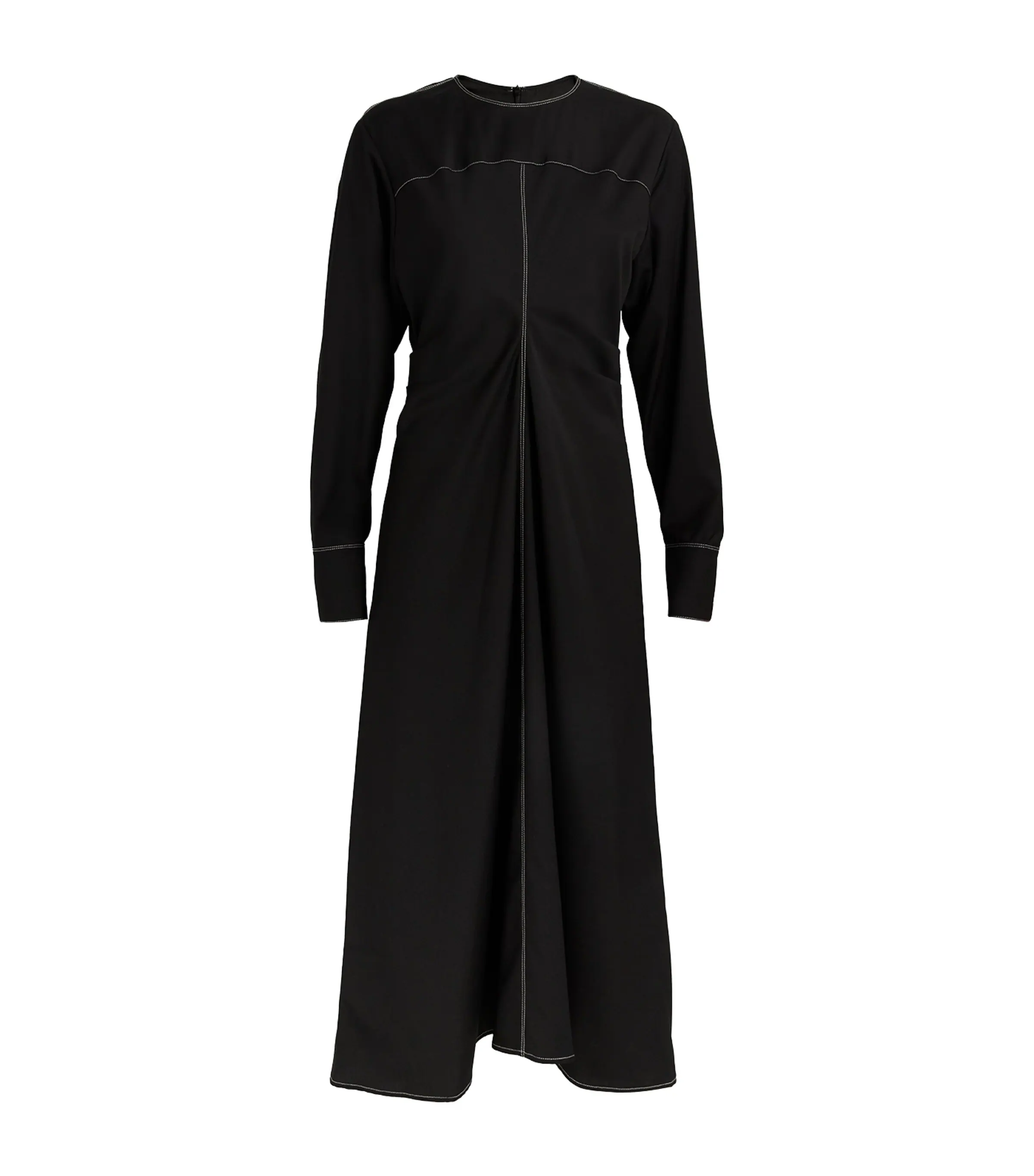  LVIR Pintucked Maxi Dress