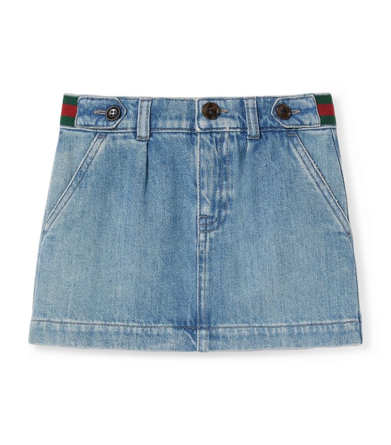 Gucci Gucci Kids Denim Mini Skirt (4-12 Years)